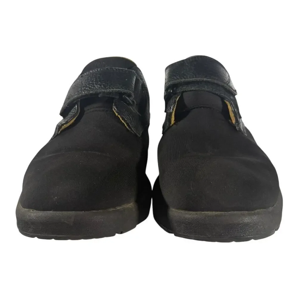 Dr. Comfort Brian X-Depth 6910 Black Leather Stretch Orthotic Men’s Shoes 9.5 XW